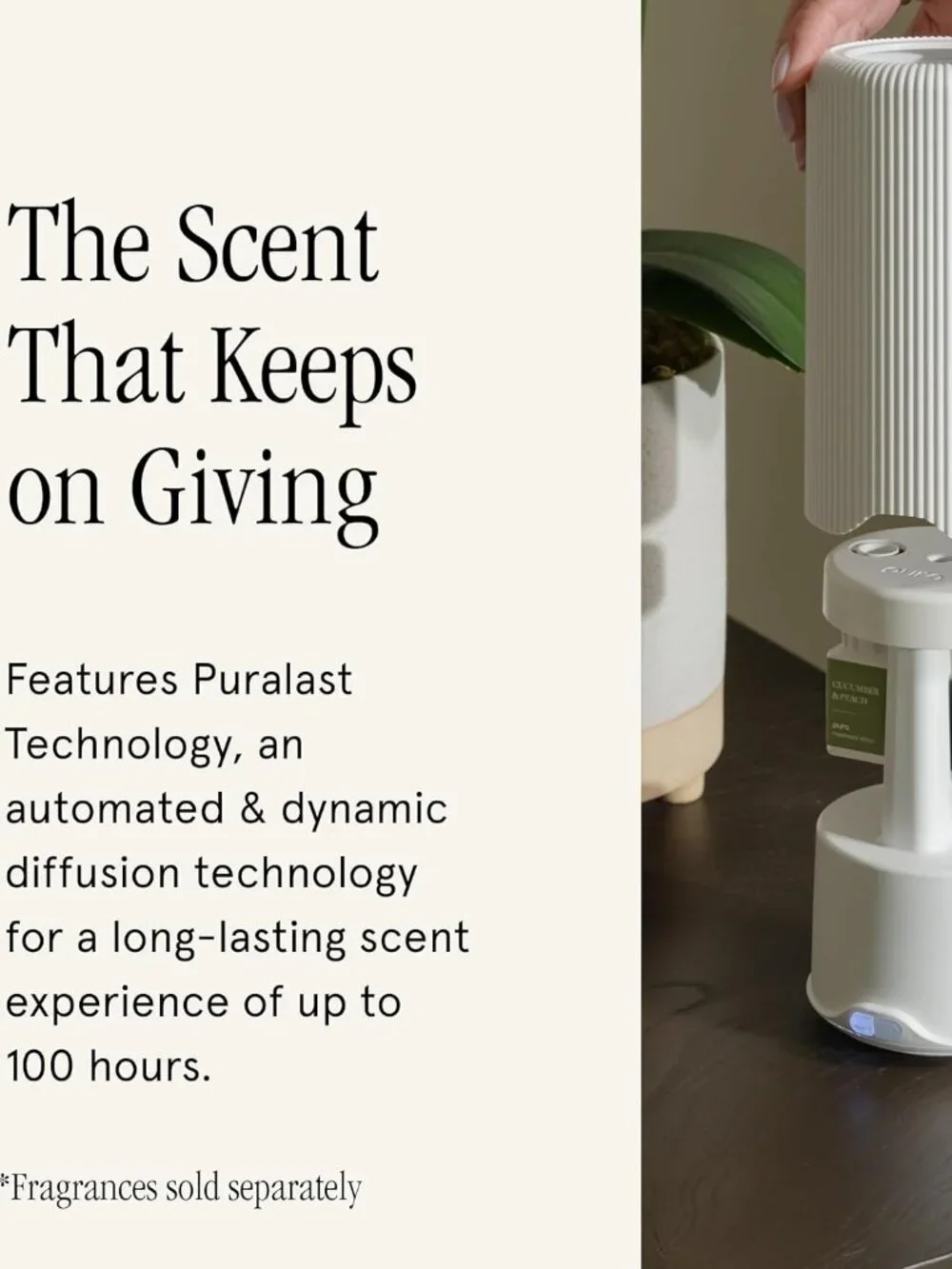 Pura Plus Smart Home Fragrance Diffuser for Large Spaces Adjust Scent Intensity - Picture 3 of 4